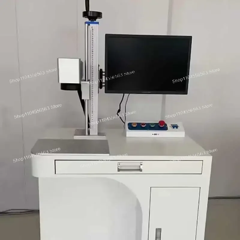 Rotary Axis Laser Engraver - ​​20W-50W Fiber Laser Marking Machine -