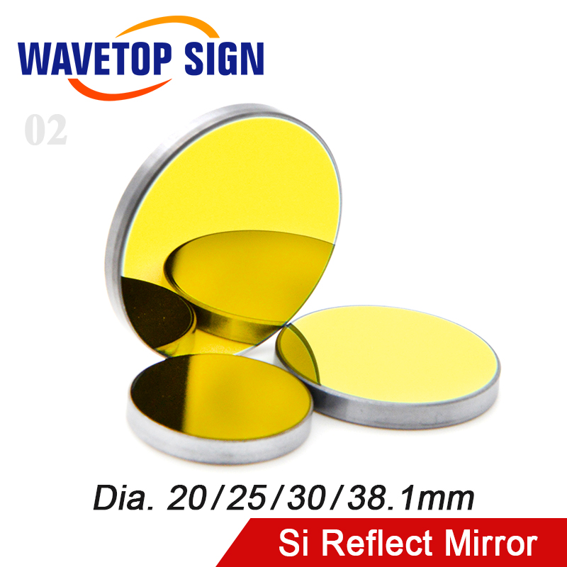 Co2 Laser Mirror - WaveTopSign Si Reflective Mirror Dia.20 25
