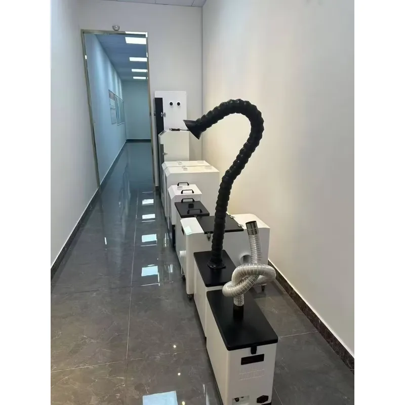 Industrial Laser Marking Systems - Mobile Industrial Workshop Smoke Exhaust System