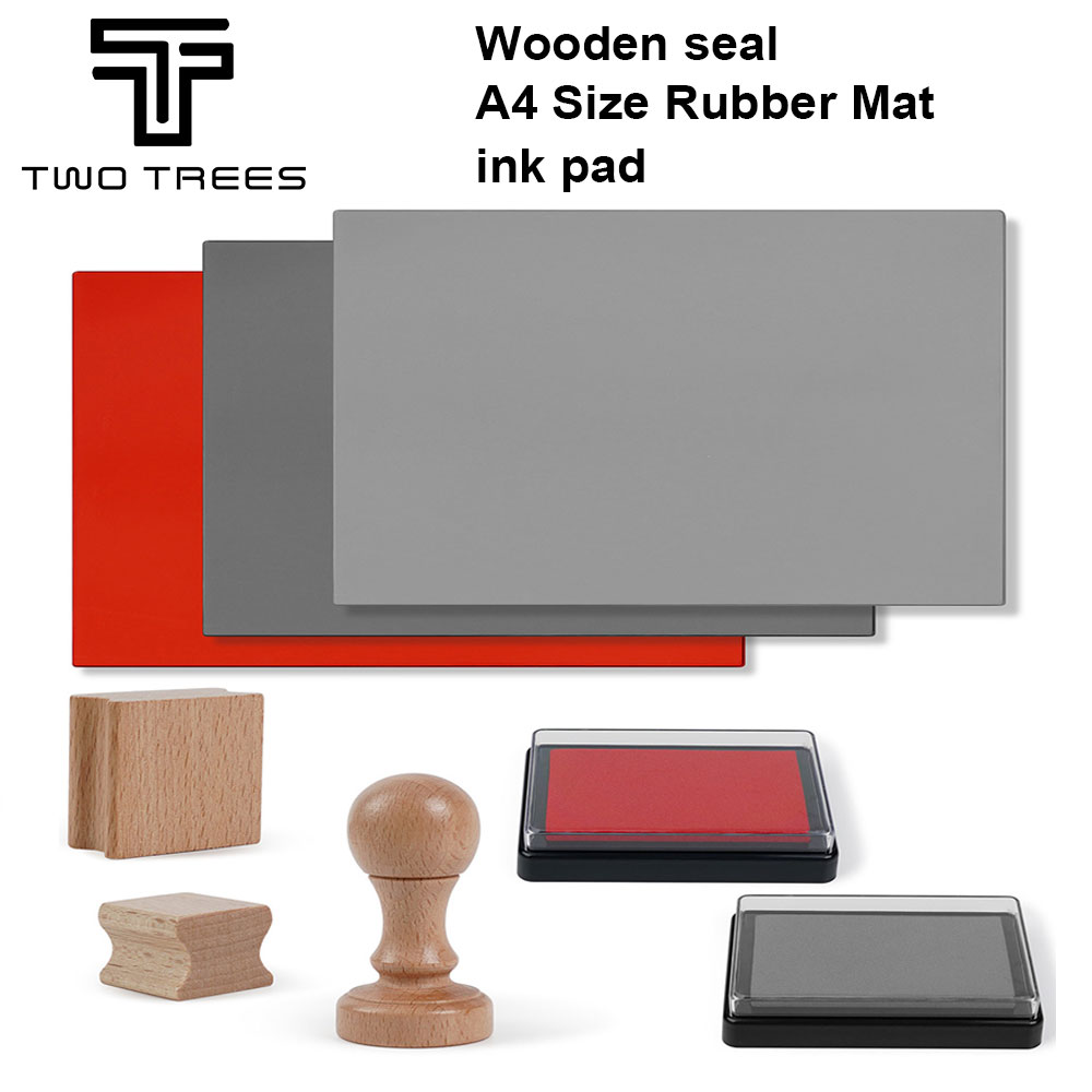 Laser Marking Machine - TwoTrees Laser Engraver Rubber Stamp Wooden