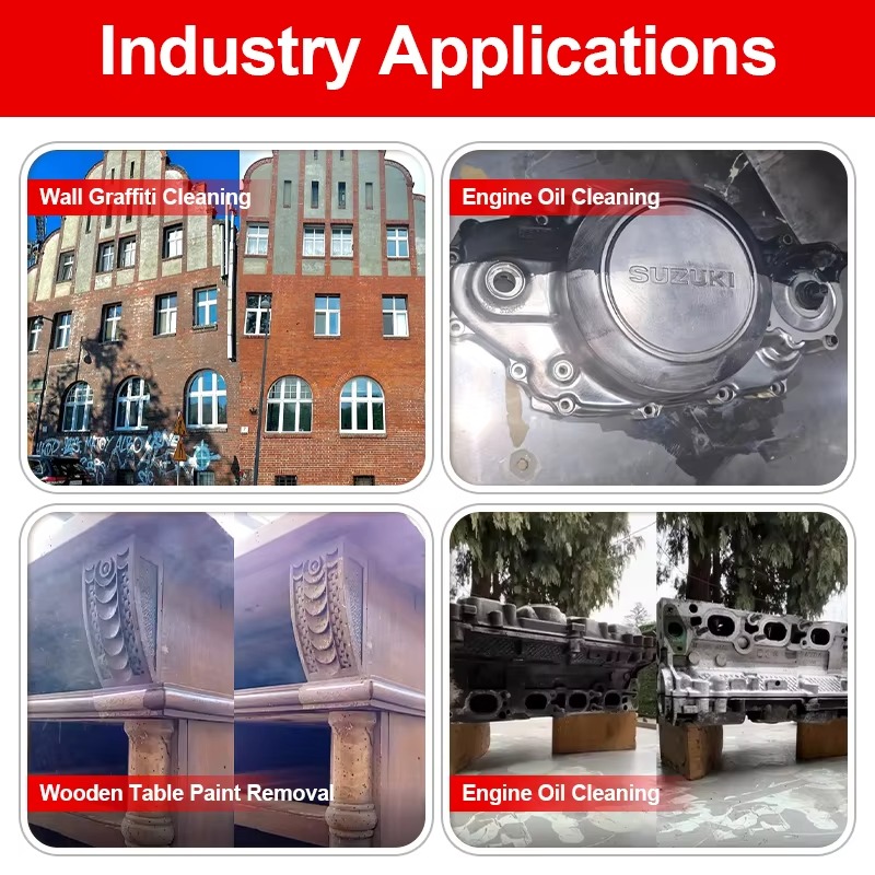 Industrial Laser Removal Machine - 500W Industrial Pulse Laser Cleaning Machine
