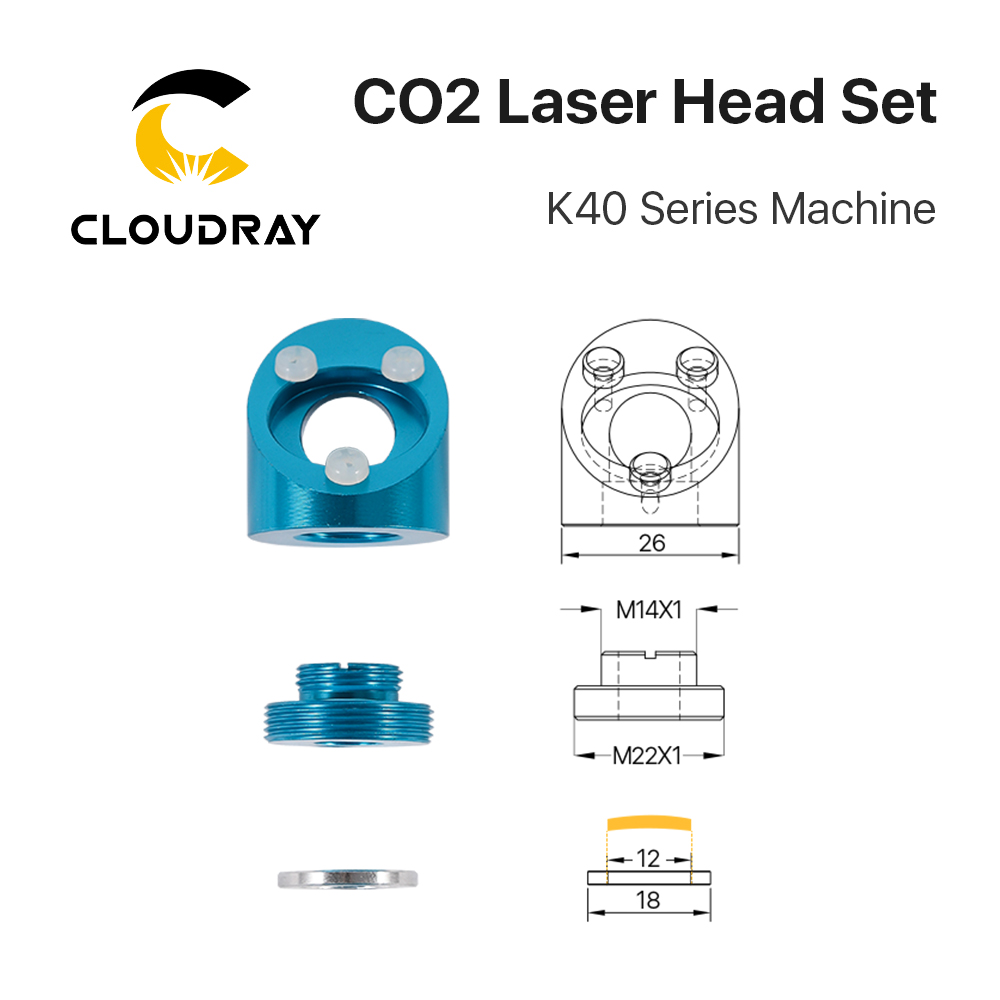 Cloudray CO2 Laser Head for K4 - Co2 Laser Mirror 评论和价格