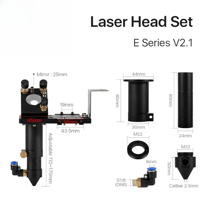 Cloudray E Series CO2 Head Set - Co2 Laser Mirror 评论和价格