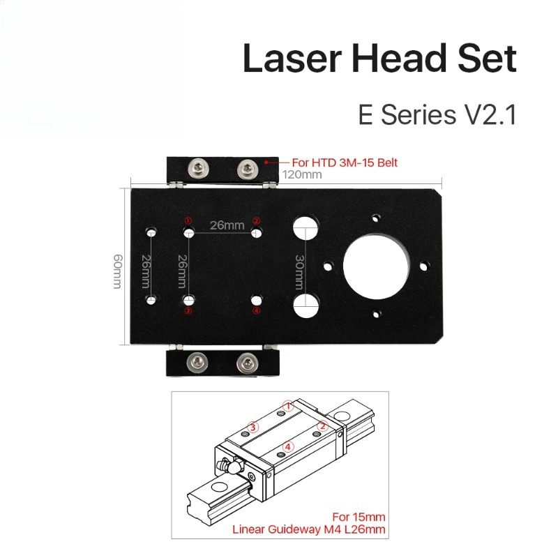 Cloudray E Series CO2 Head Set - Co2 Laser Mirror 评论和价格