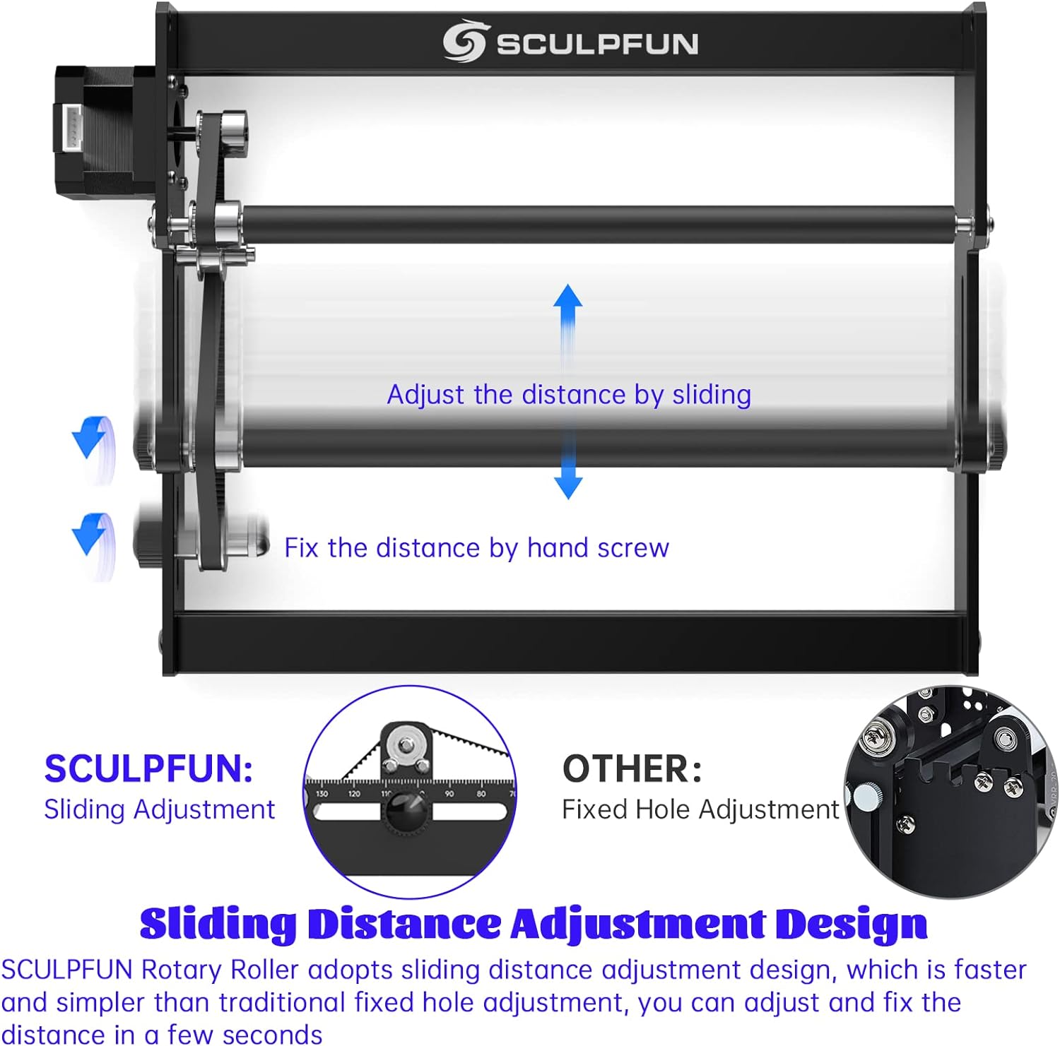 SCULPFUN Laser Rotary Roller L - Rotary Axis Laser Engraver 评论和价格