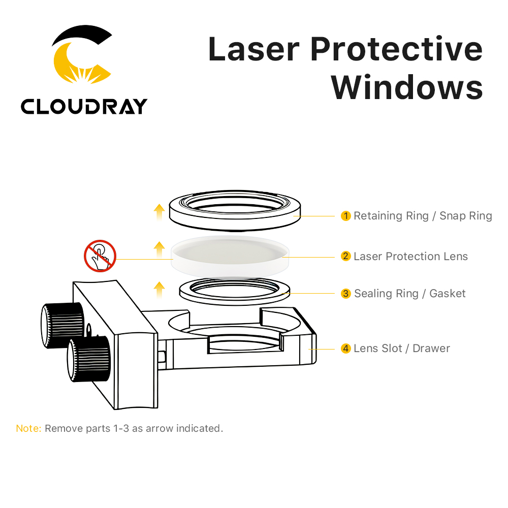 Cloudray 10PCS Protective Wind - Co2 Laser Mirror 评论和价格