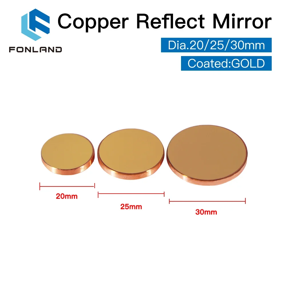 3pcs Fonland Copper Reflect Mi - Co2 Laser Mirror 评论和价格