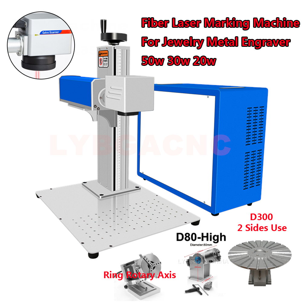 50W Fiber Laser 30W Metal Mark - Rotary Axis Laser Engraver 评论和价格
