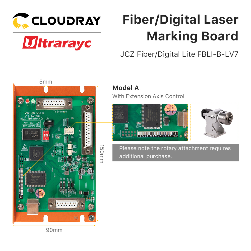 Laser Marking Board JCZ LV7 La - Marking Card Ezcad 评论和价格