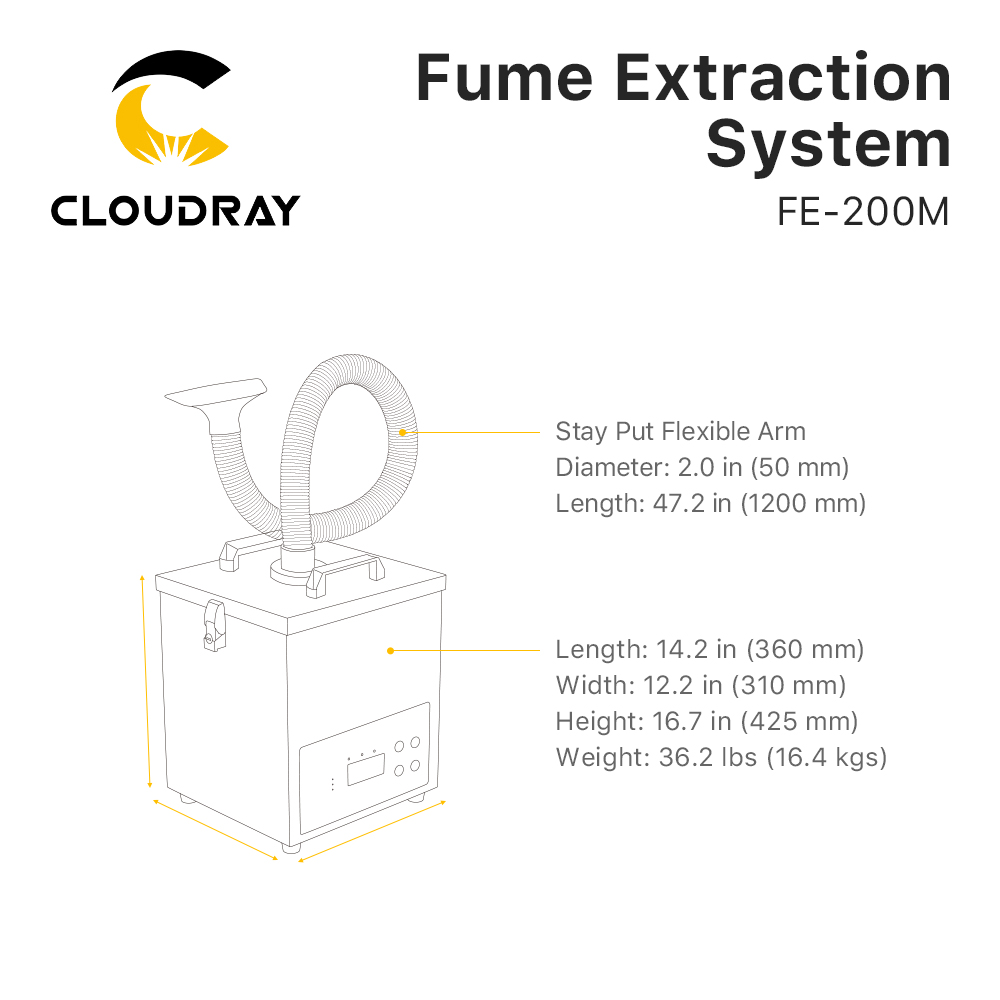 Cloudray Fume Extraction Syste - Laser Marking Machine 评论和价格